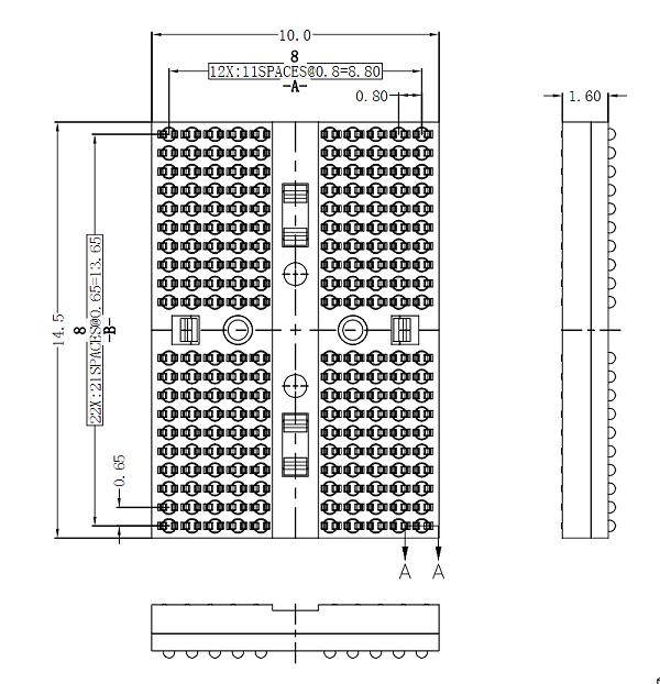 LPDDR4-BGA200ball芯片图纸