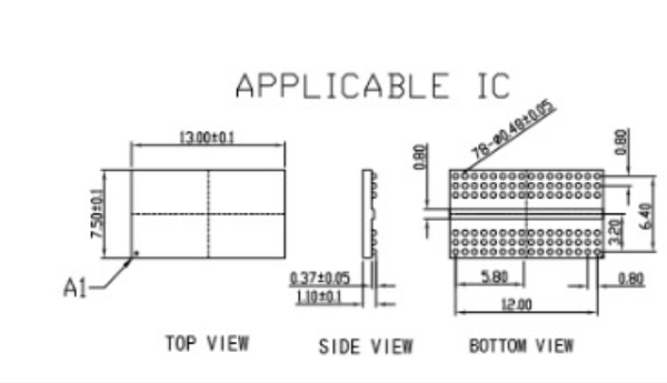 DDR4-BGA96ball内存颗粒图纸