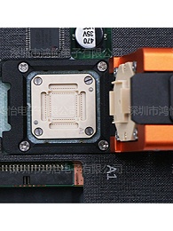 定制QFP100pin芯片测试治具