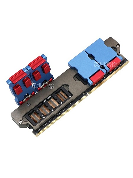 DDR4×8合金内存条探针测试治具