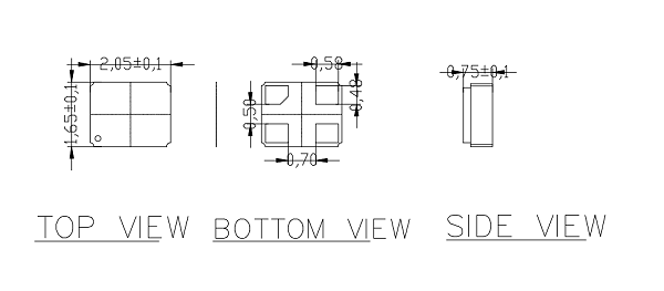 2016-4pin晶振图纸