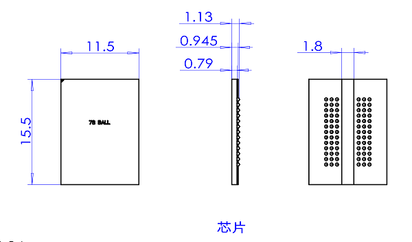 DDR3X8-78球内存颗粒测试夹具