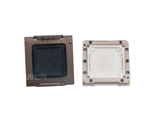 QFP128pin芯片测试夹具