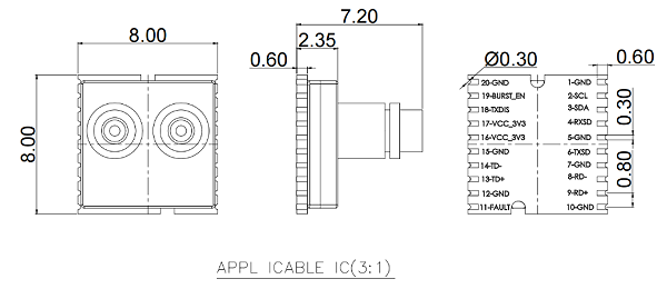 芯片测试座夹具