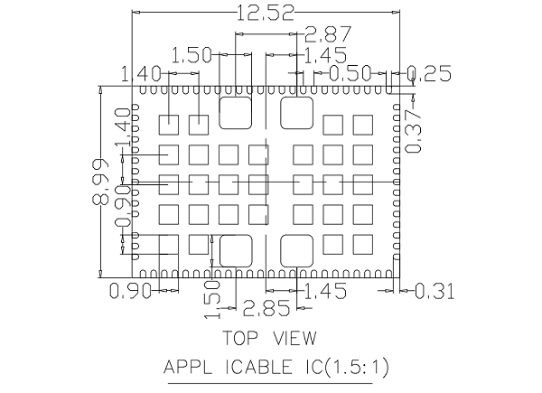 功率模块110pin图纸