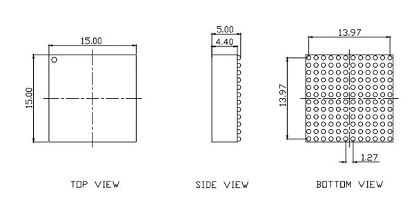 BGA144pin电源芯片图纸