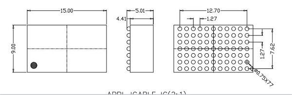 BGA77pin电源芯片图纸