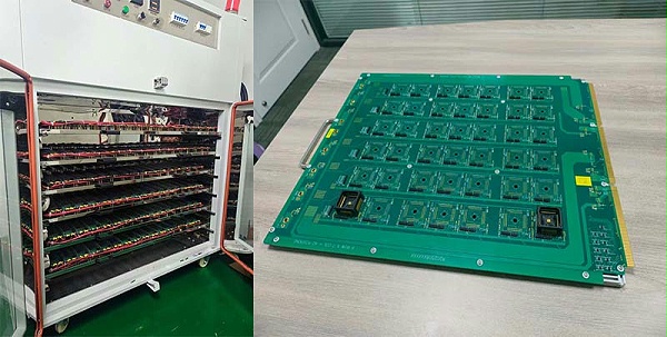 芯片老化测试座+老化板方案