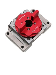 邮票孔50PIN-2.54mm-40x60mm合金旋钮翻盖式模块测试座