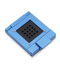 LCC8pin-1.27mm -3x3mm一拖十六工位合金旋钮双扣式芯片测试座