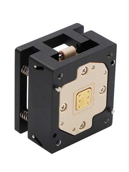 QFN64pin-0.5mm-9X9mm合金下压式芯片测试座