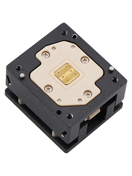 QFN64pin-0.5mm-9X9mm合金下压式芯片测试座