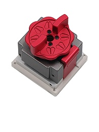 QFP128pin-0.4mm-16x16mm合金旋钮翻盖式探针芯片测试座