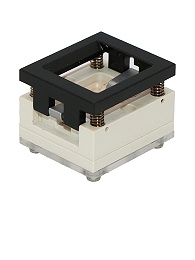 EMMC56pin-0.5mm-11.5×13mm合金下压式双面弹存储芯片测试座