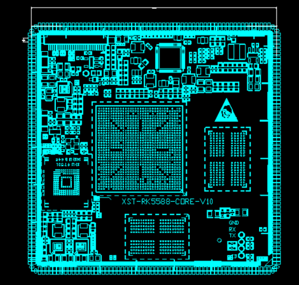 模块256pin测试图纸