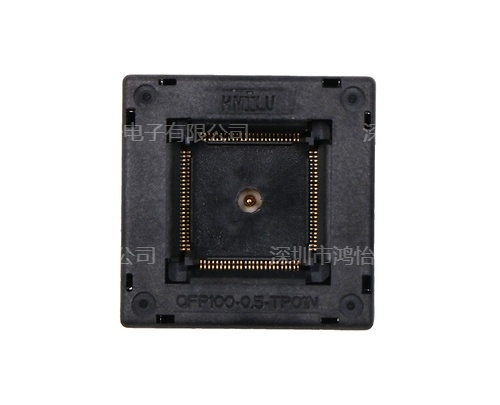 QFP100pin芯片老化测试夹具