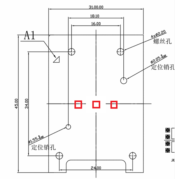 半导体器件4pin图纸