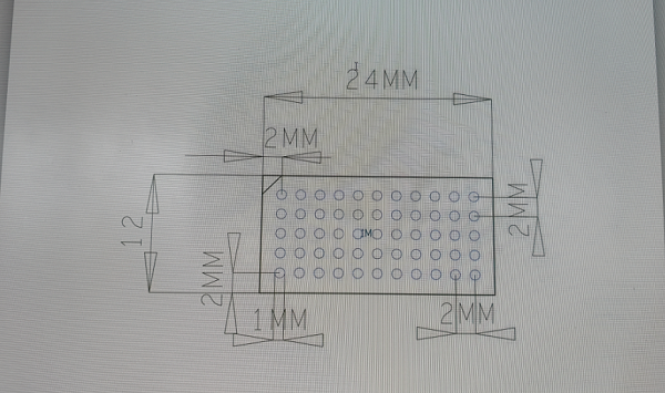 LGA55pin芯片图纸