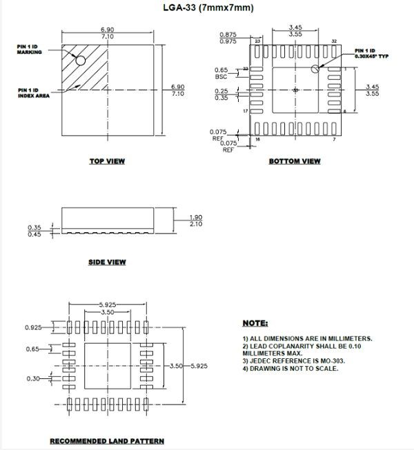 LGA33pin芯片测试座
