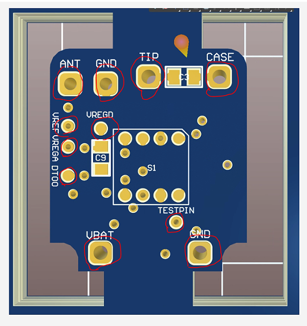 金手指11pin模块图纸