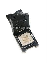 BGA256pin-14*14mm合金翻盖式芯片测试座socket