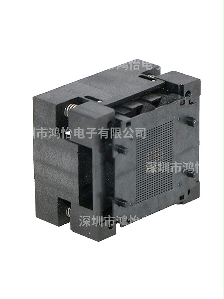 标准品:BGA24pin-6*8mm下压式芯片老化测试座socket