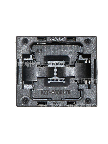 标准品:BGA24pin-6*8mm下压式芯片老化测试座socket