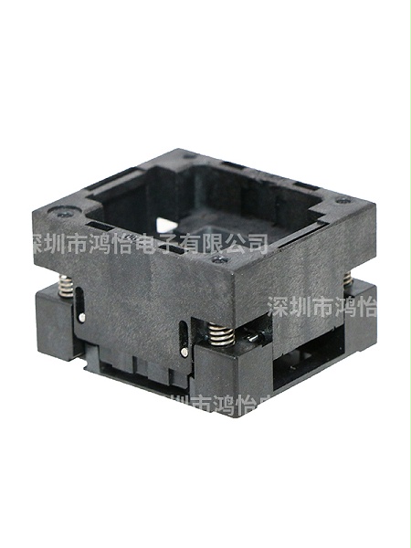 标准品:BGA24pin-6*8mm下压式芯片老化测试座socket