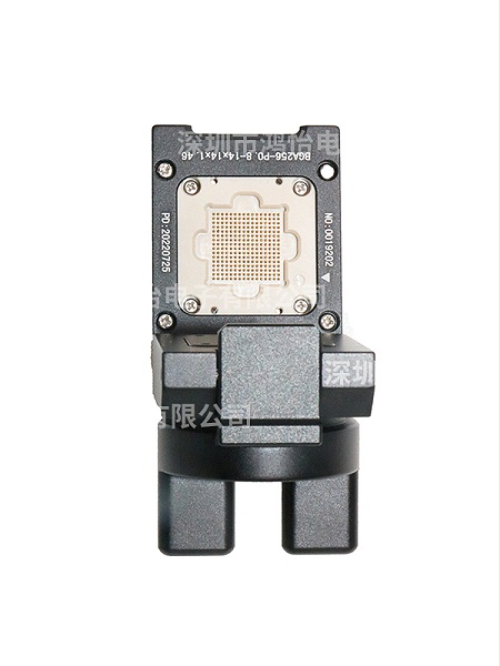 BGA256pin-14*14mm合金翻盖式芯片测试座socket
