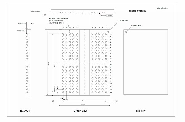 BGA200芯片夹治具