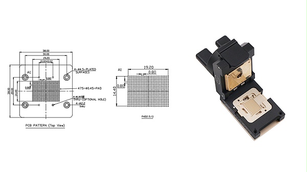 DSP处理器芯片测试座