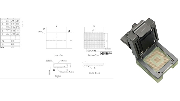 处理器BGA芯片测试座